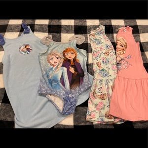 Frozen Swimsuit/Coverup/Dresses Size 4-6